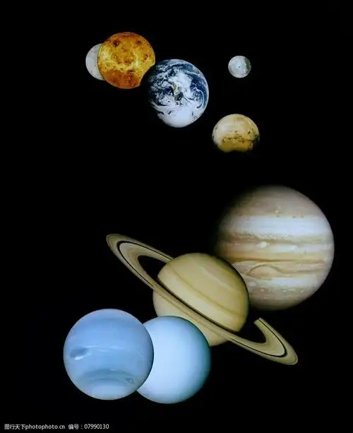 太阳系八大行星图片