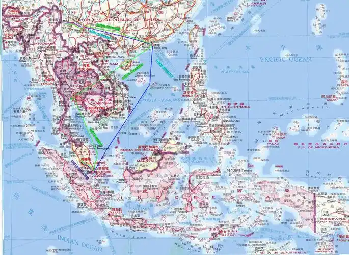 马来西亚地图中文版_马来西亚地图库_地图窝