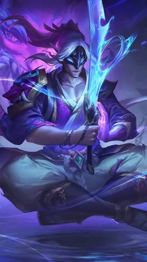 lol英雄联盟 无极剑圣 易 master yi 灵魂莲华 手机壁纸