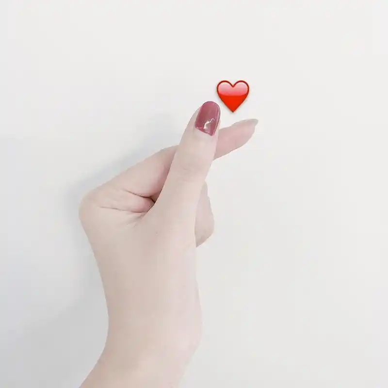 ins最火爱心手势比心2018