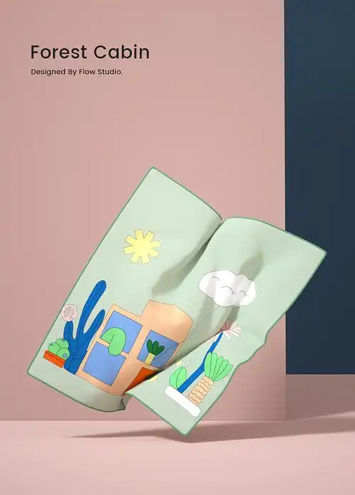 母婴品牌taoqibaby&水杯&睡袋&产品图形及配色设计|平面|图案|flow