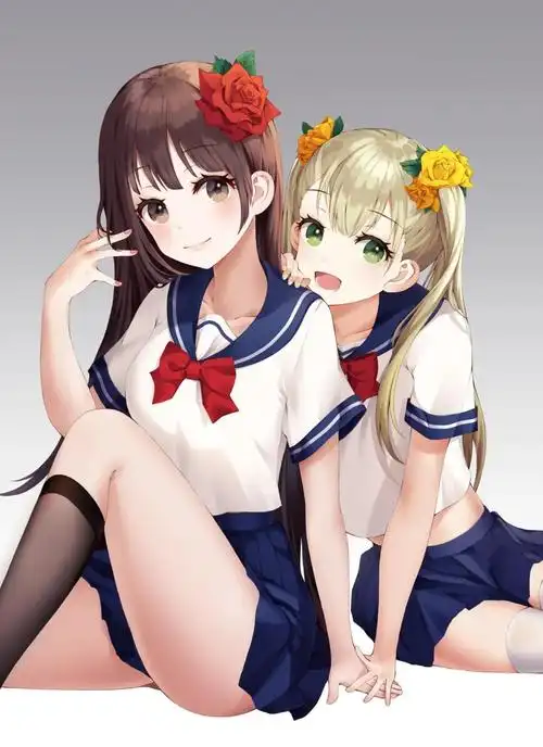 两个恋爱中的少女橘里橘气美图特辑