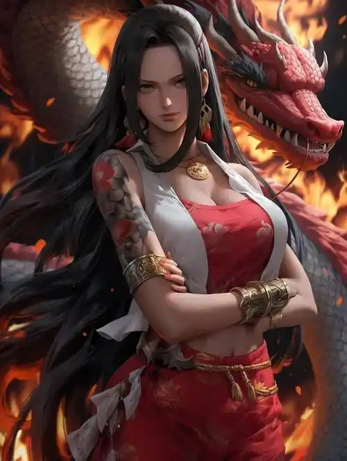 海贼王壁纸|中国风女帝