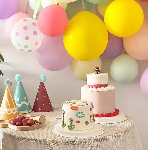 简简单单生日家居布置