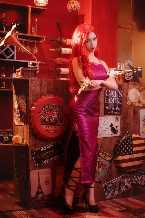 英雄联盟赏金猎人女枪特工狂花最强cosplay图片