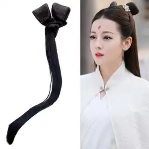 汉服甜美造型双头飞天髻诛仙碧瑶双头发髻三生三世凤九发片假发