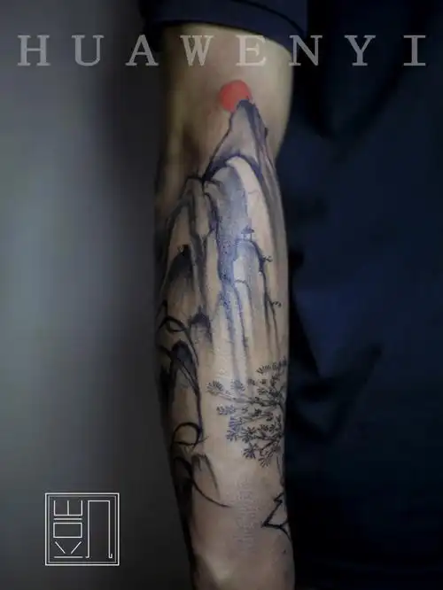 宜宾纹身半臂纹身