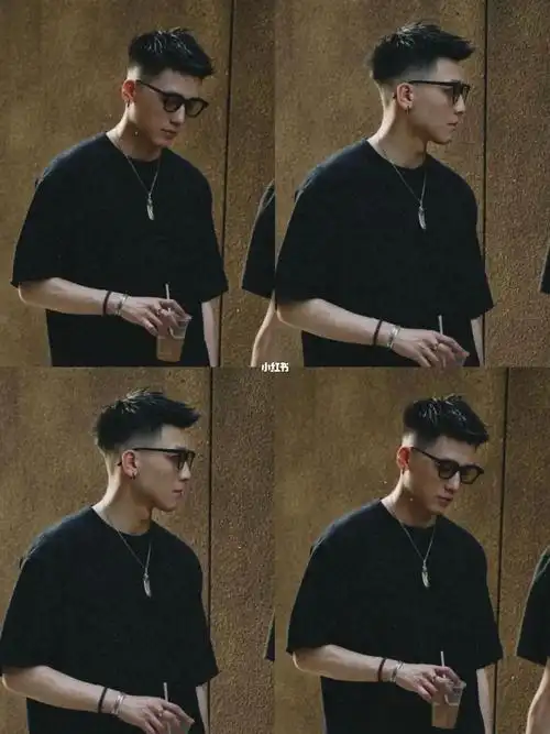 黄景瑜同款前刺发型广州男士烫发推荐