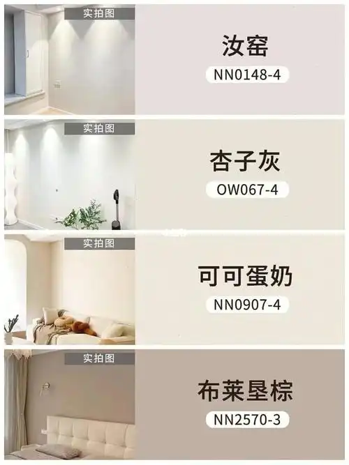 当下流行的乳胶漆全屋配色方案分享