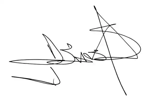 梁朝伟亲笔签名