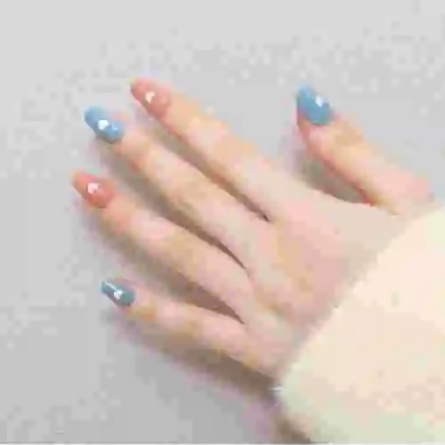 网红款指甲油胶美甲2021年新款流行蓝色雾霾灰蓝光疗胶美甲店专用