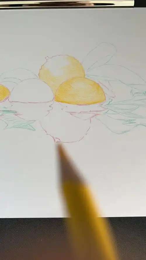 彩铅手绘 #认真生活才能找到藏起来的糖果 #画画练习打卡 - 抖音