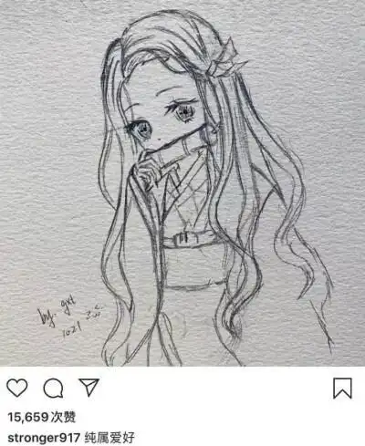 关晓彤的素描简笔画怎样画关晓彤的简笔画关晓彤的简笔画铅笔画画