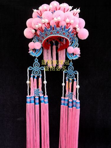 新国潮公主皇冠国潮新娘蝴蝶凤冠帽子影楼摄影民族服装