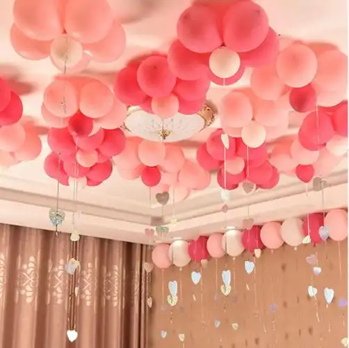 新娘房间气球布置图片