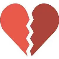 分手的爱心裂的图片 心形撕裂形容分手图片_微信头像图片大全