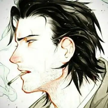 黑白成熟大叔微信头像