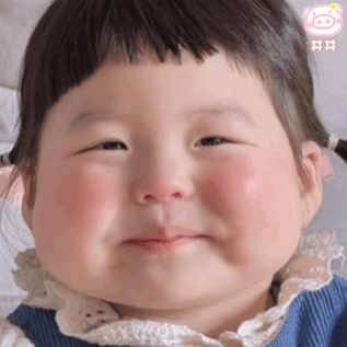 可爱的小女孩动图