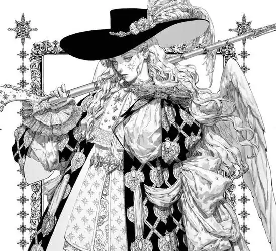 谁说动漫线稿不能精彩!来看看这组很体现画技的精彩黑白线稿作品