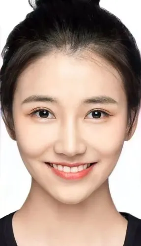 漂亮爱笑大眼睛美女