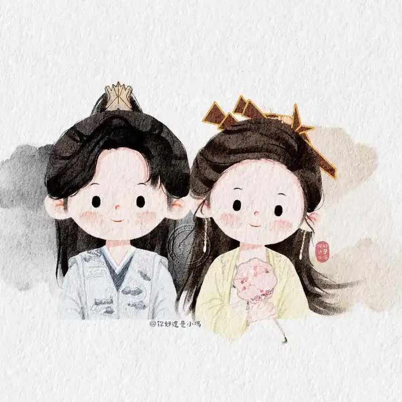 庆余年头像.#procreate绘画 #q版人物 #李沁 # - 抖音