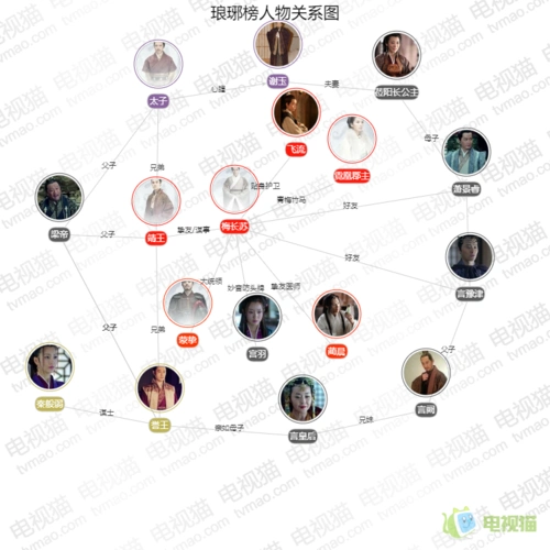 琅琊榜人物关系图,角色关系,人物介绍_电视剧_电视猫