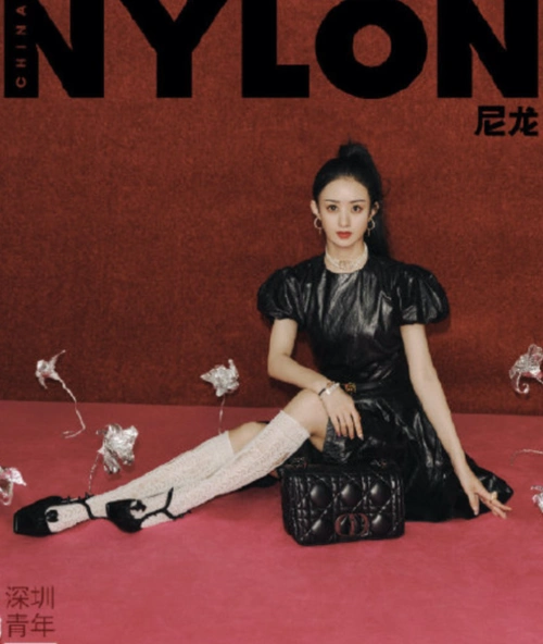 赵丽颖尼龙九月刊预告高马尾又甜又飒