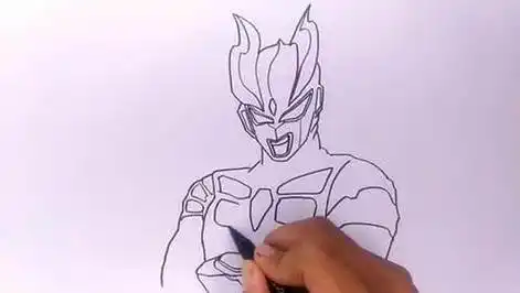 画的赛罗奥特曼 赛罗奥特曼怎么画