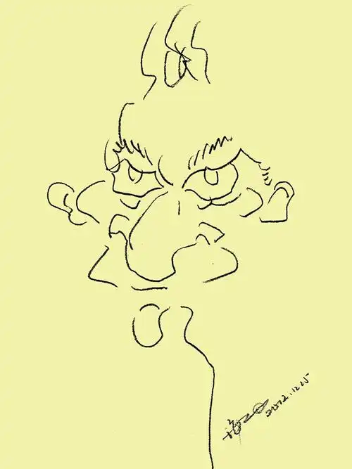 乔海旭明星漫画 刘德华