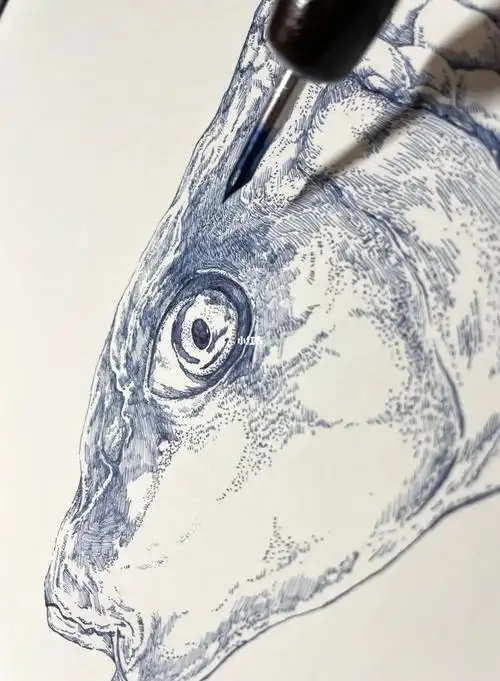 学习记录  #奔流画社  #寻找小红书绘画大神  #手绘  #鱼  #鱼头