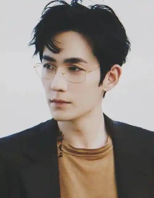 戴眼镜最耐看的十二位男明星:肖战朱一龙斯文,王一博龚俊惊艳_感觉