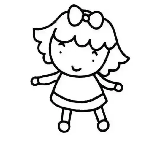 宝宝简笔画图片大全 宝宝简笔画图片大全可爱涂色画