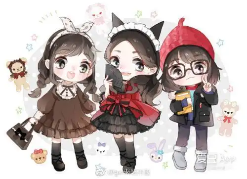 tfboysq版动漫萌图简笔画