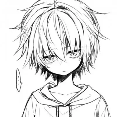 宋知意/黑白二次元酷帅拽酷高冷男生头像_卡通动漫头像_我要个性网