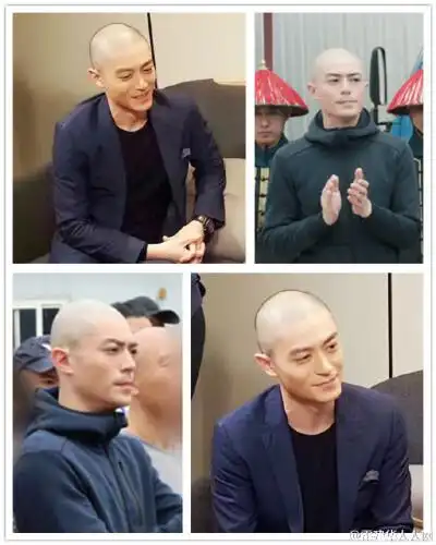 霍建华芭莎明星慈善夜#光头才是检验帅哥的唯一标准,霍建华很好的