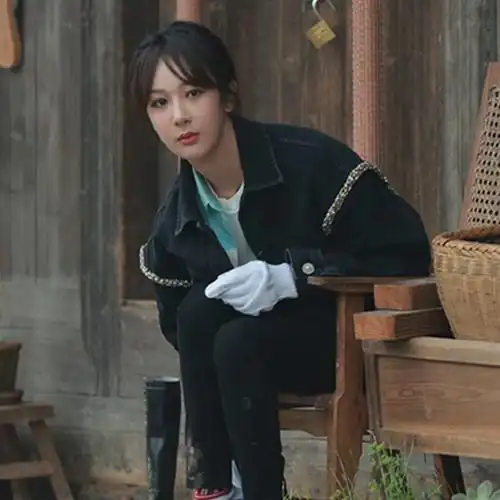 向往生活杨紫明星同款衣服夏季新款休闲宽松短外套