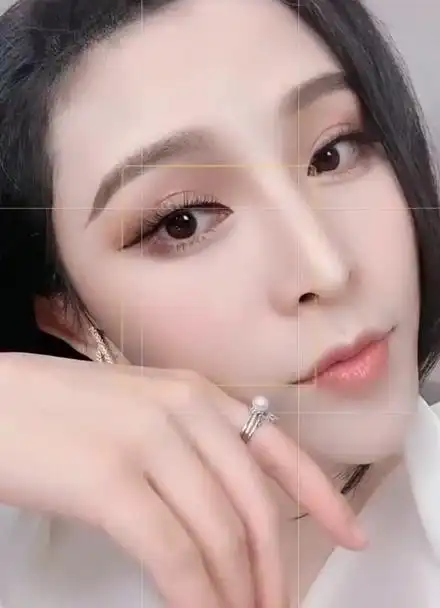 原相机下的范冰冰仿妆