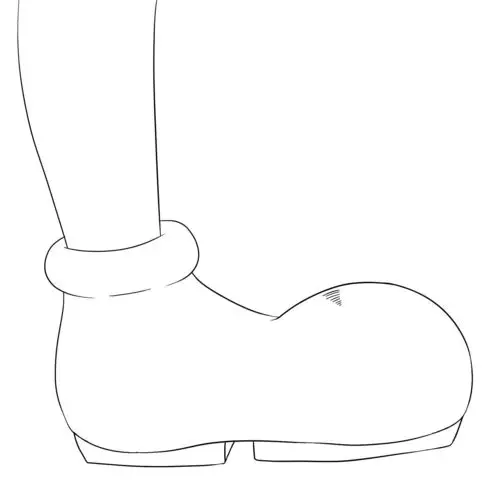 233张穿鞋的脚部素材