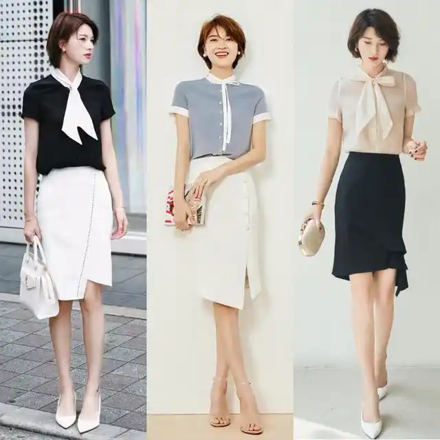 轻熟女生夏日职场风穿搭,学会这样穿,你也能晋升办公室时髦精