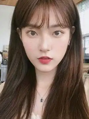 空气刘海发型图片