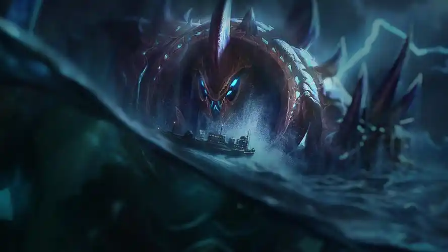 lol英雄联盟螃蟹皮肤"深渊巨蟹 厄加特"特效视频