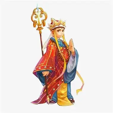 动漫卡通唐僧头像高清图片