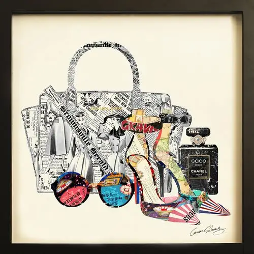 立体和平面的交集 多主题拼贴装饰画