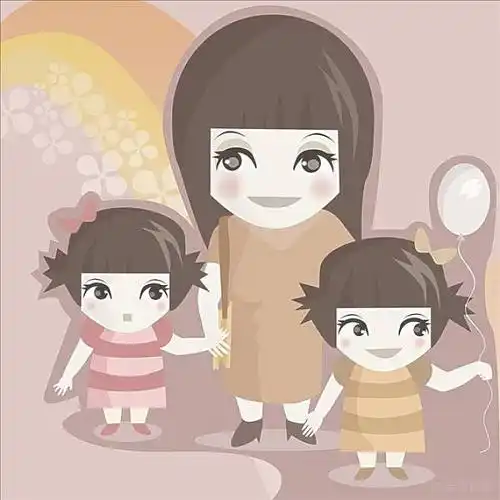 母亲_两个_女儿_图片大全—全景创意图库(quanjing.