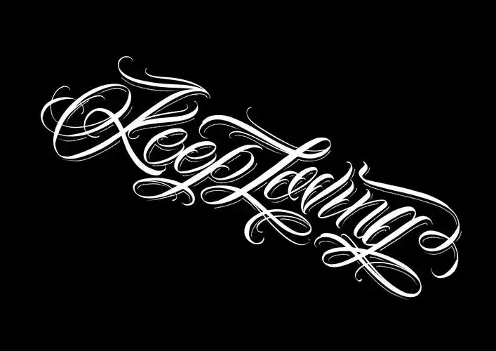 you only live once花体字