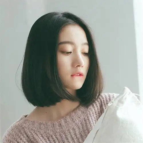 假发女短发中分