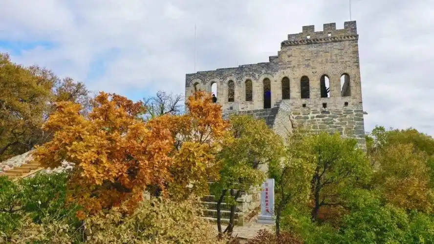 感受历史风雅,醉人秋色"红"遍延庆九眼楼长城