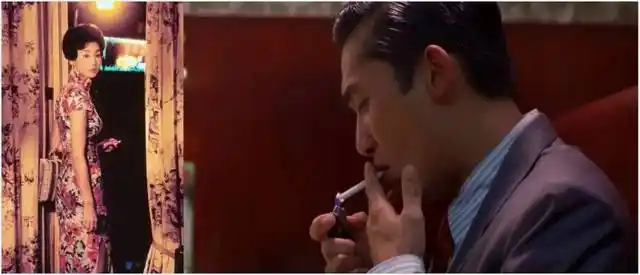 《花样年华》剧照 张曼玉和梁朝伟吸烟的镜头  然而,科学研究告诉我们