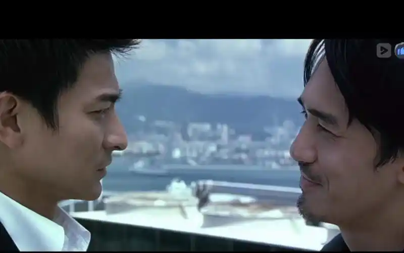 刘德华,梁朝伟,天台对峙经典一幕!