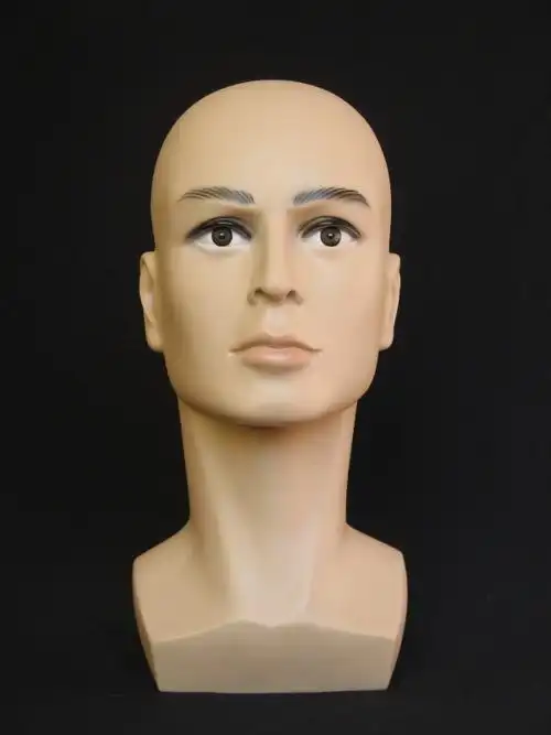 头帽子围巾口罩头盔眼镜假发展示假人头男头模道具 模特头【图片 价格